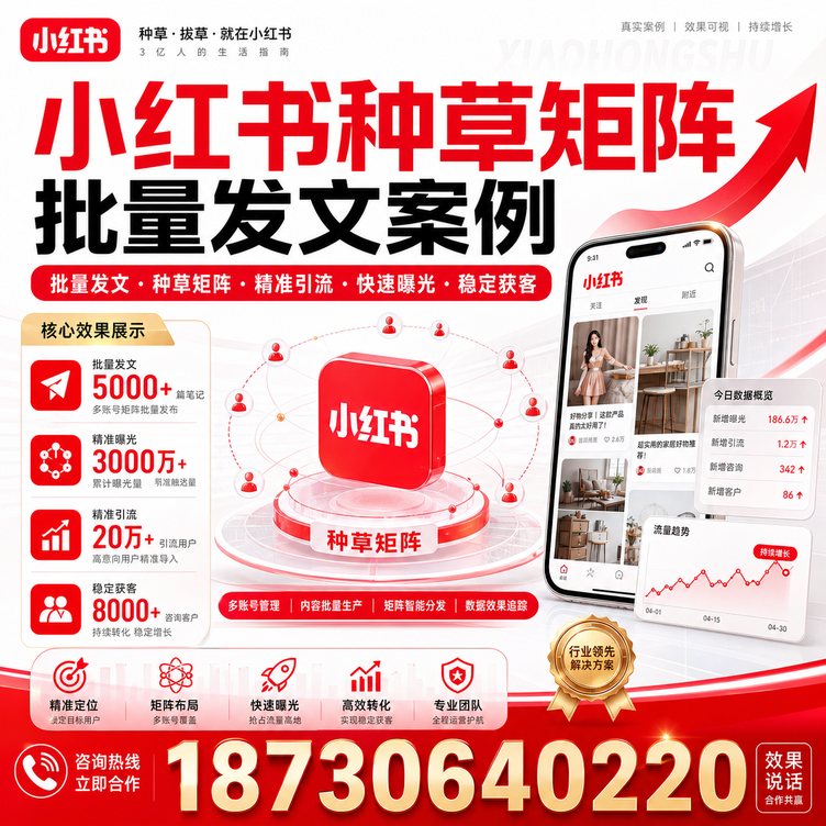 资阳小红书种草矩阵批量发文案例
